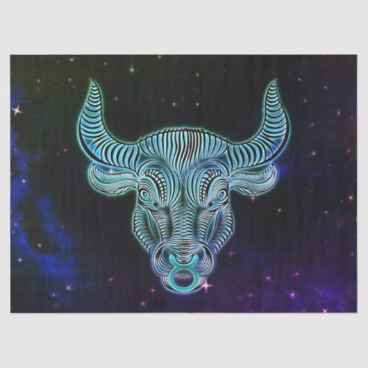 taurus de stier tissuepapier (Voorkant)