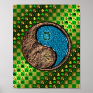 Taurus en waterdraak poster
