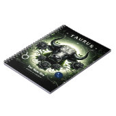 Taurus "enraciné dans la force" Carnet Spiral (Côté gauche)