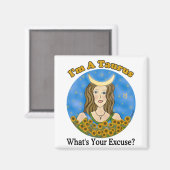 Taurus Excusemagneet Magneet (Voorkant / Achterkant)
