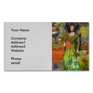 Taurus Fantasy Gotische Kunst Magnetisch Visitekaartje