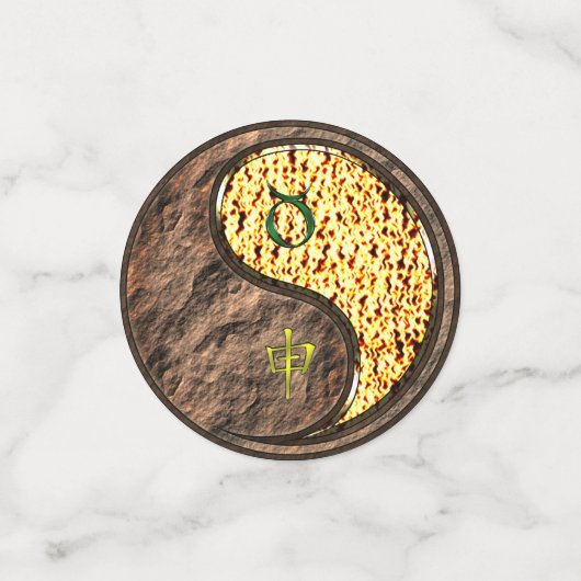 Taurus & Fire Monkey Confetti (Kleine voorkant)