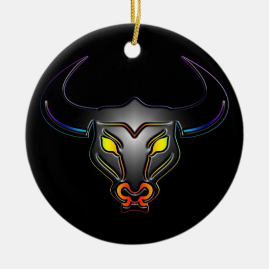 Taurus Gay Pride Ornament (Voorkant)