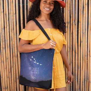Taurus Gepersonaliseerde zodiac-constellatie Draagtas