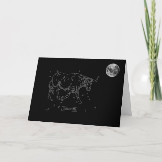 Taurus Greting Kaart (Voorkant)