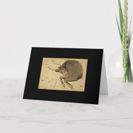 Taurus Greting Kaart (Voorkant)