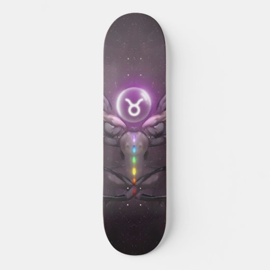 Taurus Horoscoop Symbool Schaats Board Skateboard (Voorkant)