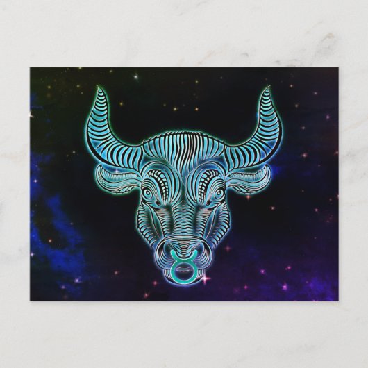 taurus la carte postale bull zodiac (Devant)