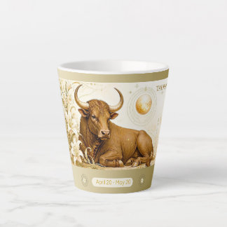 Taurus Lily Art Nouveau Kleine Latte Mok