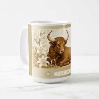 Taurus Lily Art Nouveau Mok
