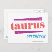 Taurus LtRoze Briefkaart (Voorkant / Achterkant)
