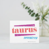 Taurus LtRoze Briefkaart (Staand voorkant)