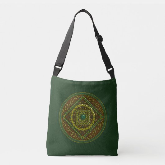 Taurus Mandala All-Over-Print Tas (Voorkant)