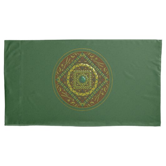 Taurus Mandala Housse d'oreiller (devant)