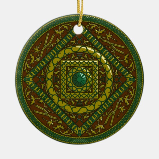 Taurus Mandala Ornament (Voorkant)
