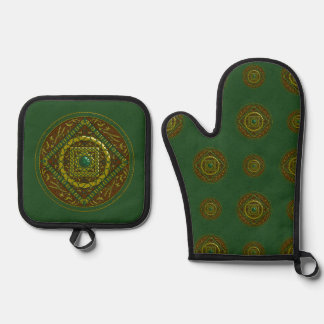 Taurus Mandala Ovenwant & Pannenlap Set