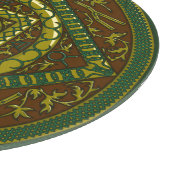 Taurus Mandala Planche à découper en verre (Coin)
