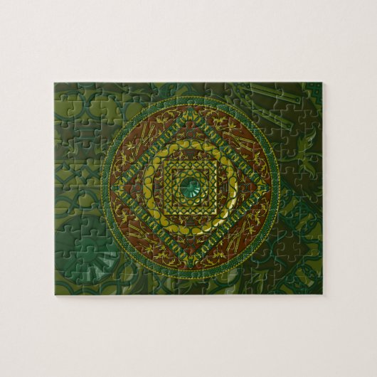 Taurus Mandala Puzzle (Horizontal)