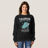 Taurus Merchandise Season Zodiac Sign Astrographic Trui (Voorkant volledig)