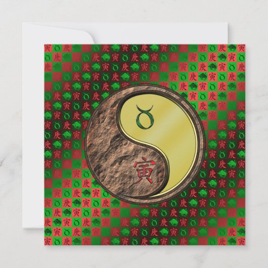 Taurus & Metal Tiger Kaart (Voorkant)