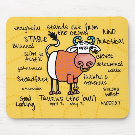 taurus mousepad muismat (Voorkant)