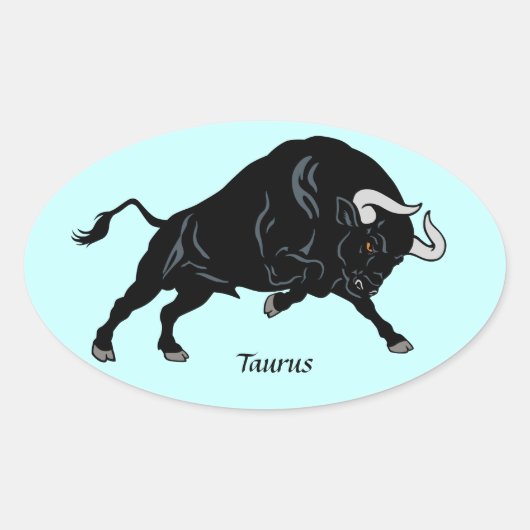 taurus ovale sticker (Voorkant)