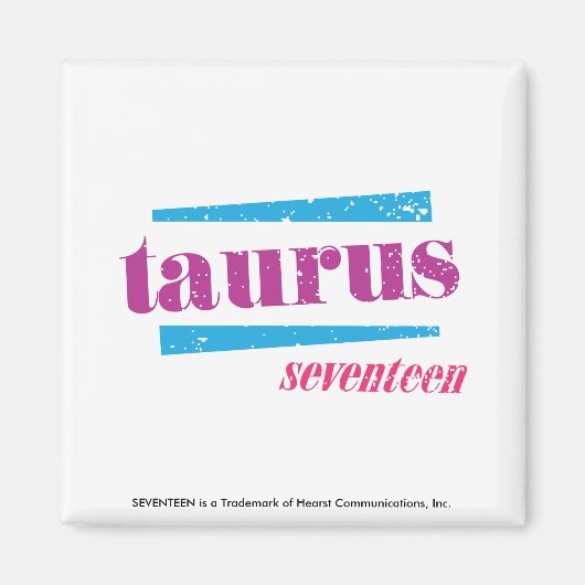 Taurus Paars Magneet (Voorkant)