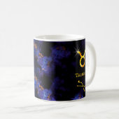 Taurus Personalized Mug Birthday Gift Koffiemok (Voorkant rechts)
