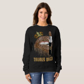 Taurus Queen Leopard Lips T-shirt Taurus (Voorkant volledig)
