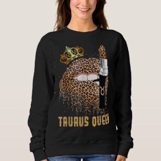 Taurus Queen Leopard Lips T-shirt Taurus