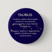 Taurus Ronde Button 5,7 Cm (Voorkant)