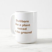 Taurus Shady Zodiac Funny Koffiemok (Voorkant links)