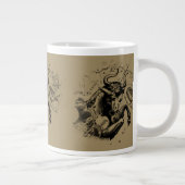 Taurus Sign Constellation Hevelius circa 1690 Extra Grote Beker (Rechts)