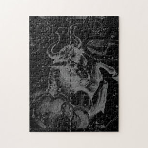 Taurus Sign Constellation Hevelius circa 1690 Legpuzzel