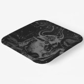 Taurus Sign Constellation Hevelius circa 1690 Papieren Bordje (Gebogen)