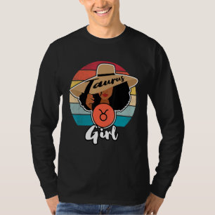 Taurus Sign Girl Queen Happy Birthday april tot me T-shirt