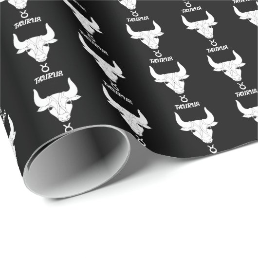 Taurus Silhouet inpakpapier (Rol Hoek)