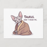 Taurus Sphynx Kat Kalm Sterrenbeeld Attitude Kunst