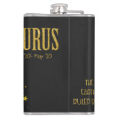 Taurus Star-teken Heupfles (Achterkant)