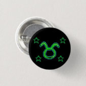 TAURUS-sterren Ronde Button 3,2 Cm (Voorkant /achterkant)