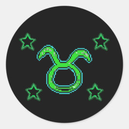 TAURUS-sterren Ronde Sticker