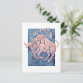 Taurus Sterrenbeeld Ansichtkaart Briefkaart (Staand voorkant)