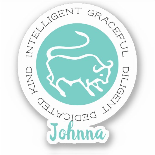 Taurus Sticker (Voorkant)