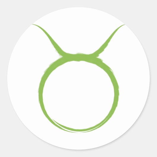 TAURUS Stier April Mei Astrologie Sterrenbeeld Fee Ronde Sticker (Voorkant)