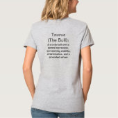 Taurus T-Shirt (Achterkant)