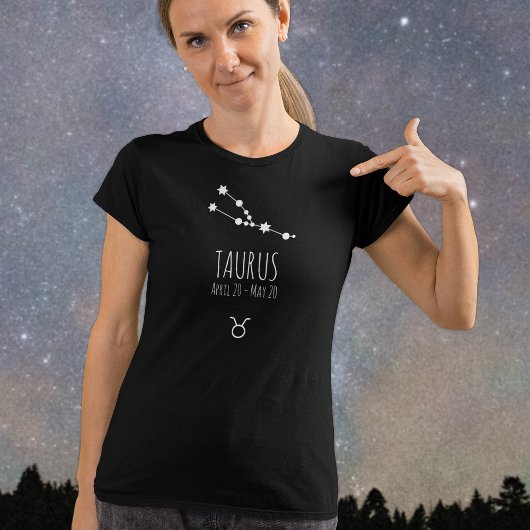 Taurus | T-shirt Constellation Zodiaque personnali