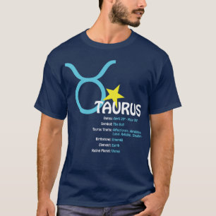 Taurus Traits Dark T-Shirt