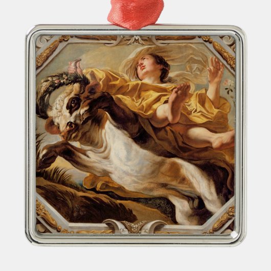 Taurus, van de Tekenen van de Zodiac Metalen Ornament (Voorkant)