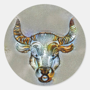Taurus Venice Ronde Sticker