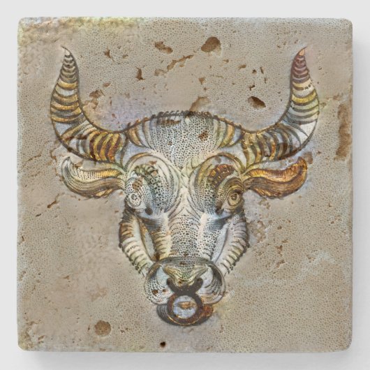 Taurus Venice Stenen Onderzetter (Voorkant)